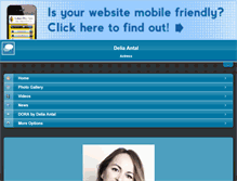 Tablet Screenshot of deliaantal.com